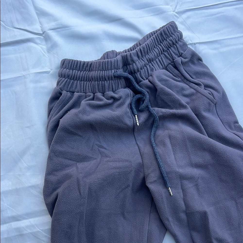 Cozy Blueish Grey Jogger Pants